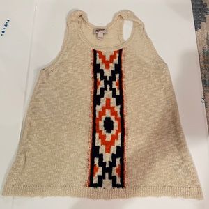 Arizona jean knitted tribal print shirt